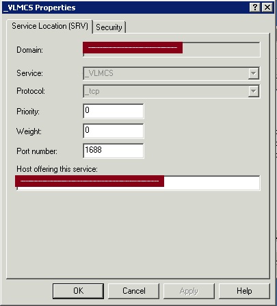 export kms client settings to text file
