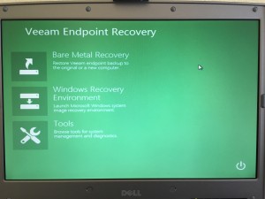 Veeam Endpoint Backup